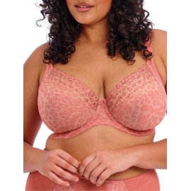 Elomi Matilda Underwire Plunge Bra Rose Leo 34GG (US 34J)