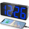 Pplee Alarm Clock for Bedroom 7 in Large Display Digital