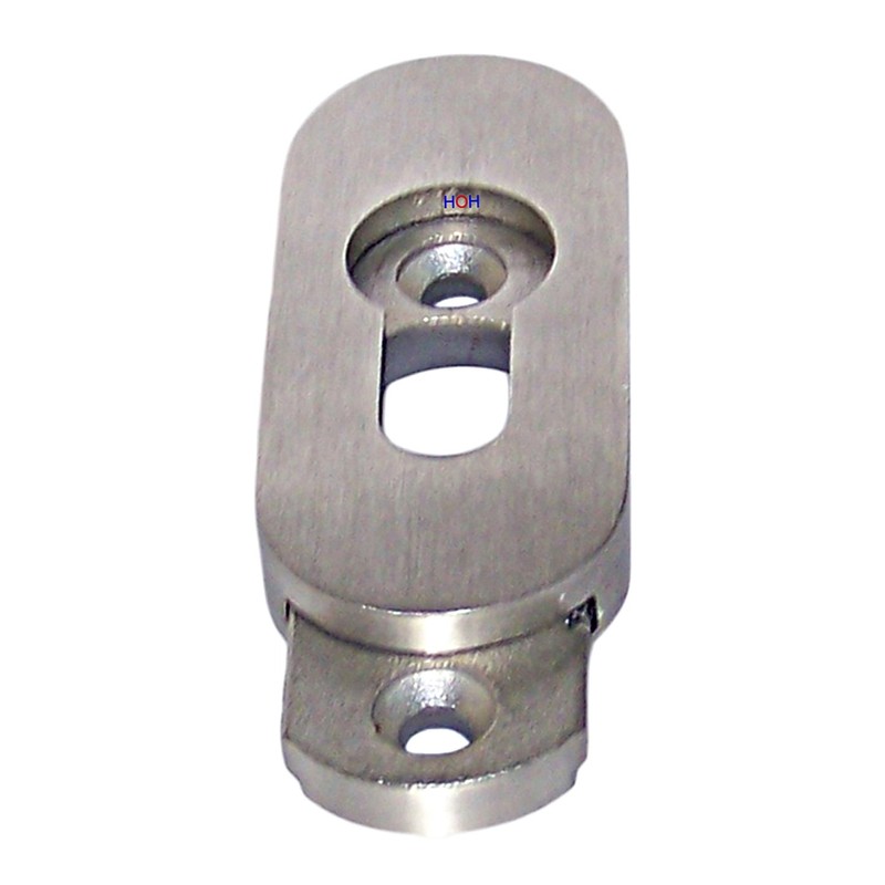 SR-5241 Stainless Steel Oval Sliding Rosette Profile Cylinder Door Fitting