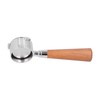 Coffee Bottomless Portafilter Handheld Stainless Steel Bottomless Filter for HouseholdRosewood