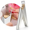Belleboost Silver Premium Adjustable Nail Clippers for Acrylic Nails, Professional