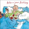 Greeting Card - Male Birthday - Breakfast in Bed by Quentin Blake