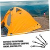 COHEALI 4pcs Portable Elastic Hook Straps Multi Function Buckle Ropes