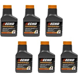 (New) 6 Pack Echo Oil 2.6 oz Bottles 2 Cycle Mix for 1 Gallon - Power Blend 6450001G fits 6450001G Replaces 6450001 Perfect for Your Lawn Mower