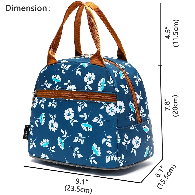 FlowFly Lunch Bag Tote Bag Lunch Organizer Lunch Holder Insulated
