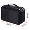 IGNPION Large Multi-Layer School Pencil Case for 72 Colored Pencils