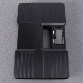 FRCOLOR Digital Body Weight Scale with Backlight Multi Functional Household Weighing to Easy to Read Display Auto Shutdown Feature Supports Lb Conversion Black