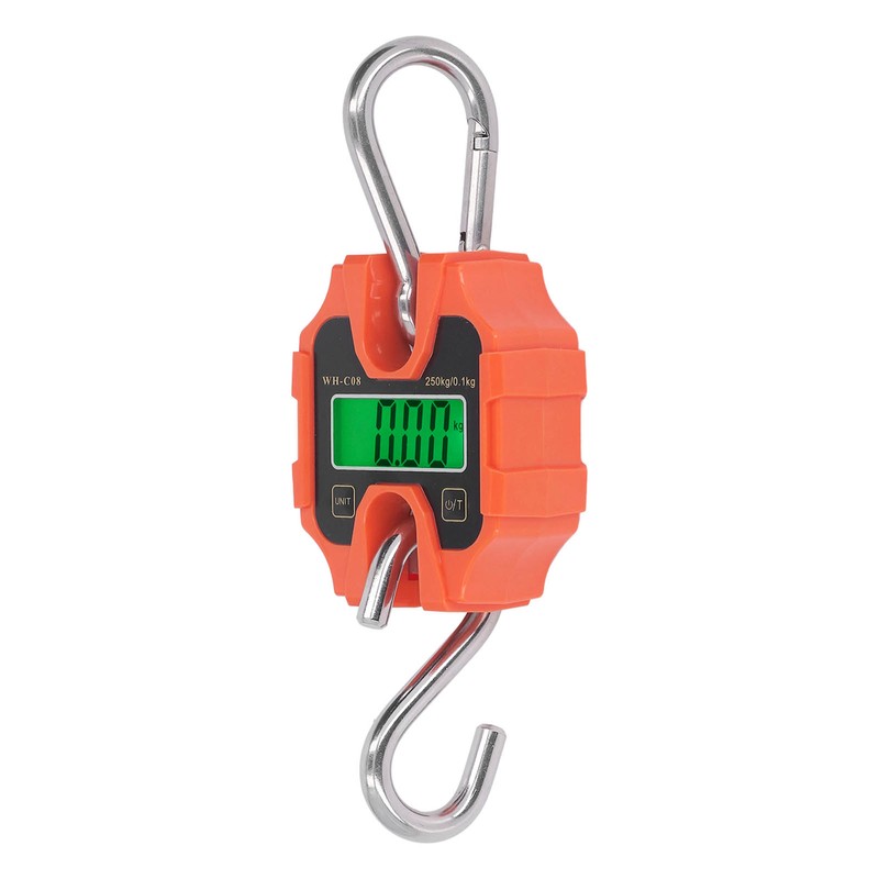 Mini Digital Crane Scale 250kg Range Portable Detachable LCD Display