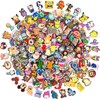 80Pcs Non-Repeat Cartoon Silicone Focal Beads for Pens, Random Focal