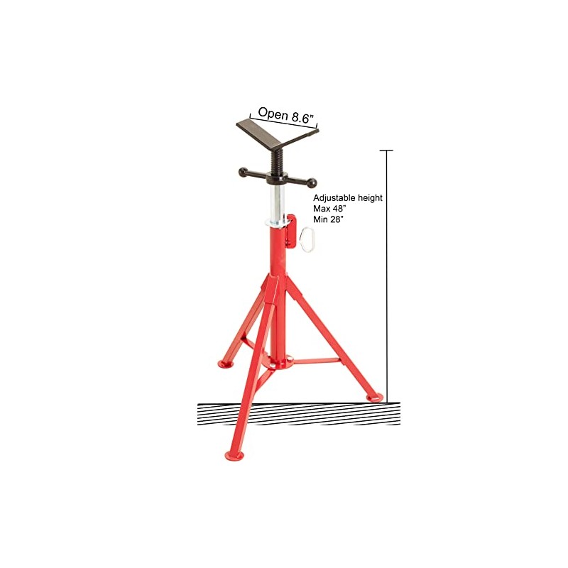 Pipe Stand V Head Adjustable Height for welding