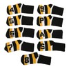 9pcs Iron Headcover, Portable Polyester Knitted Wool Iron Head Cover