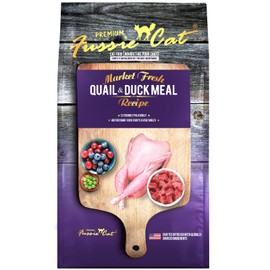 Fussie Cat Market Fresh Quail & Duck Meal Formula Grain-Free Dry Cat Food 10lb