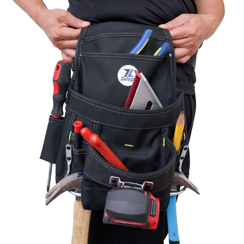 Zeluga 20-215 10 Pocket Extra Large Capacity Polyester Nail and