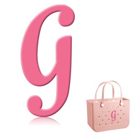 Alixumiss - Dijes decorativos con letras para bolsa Bogg, accesorios de letras del alfabeto, dijes decorativos para bolsas Bogg, letras del alfabeto, letras 3D del alfabeto para personalizar el bolso