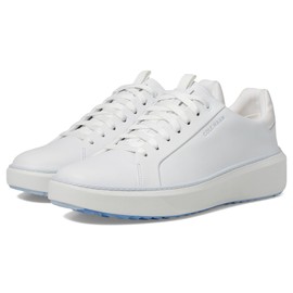 Cole Haan Women's GrandPro Topspin Golf Oxford, White/Heather, 5.5