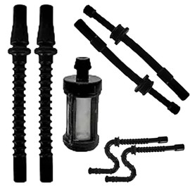 Kurihina Compatible with 2 Pack Fuel Line Oil Line Gas Pipe Hose Pulse Line Filter Fits Stihl MS360 MS290 MS310 MS390 024 029 036 Chainsaw 1121 358 7700
