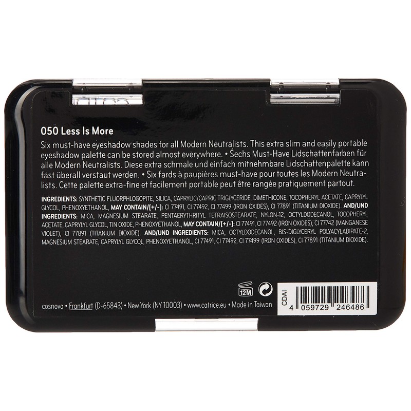 Catrice Modern Neutralist Palette À Porter Eye Shadow 050 Less