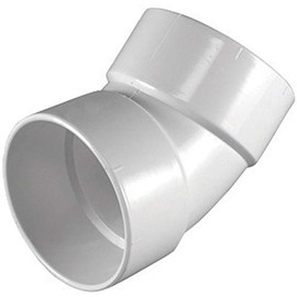Charlotte Pipe Schedule 30 3 in. Hub x 3 in. Dia. Hub PVC Elbow