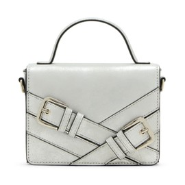 Madden Girl Women's Brigitte Top Handle Bag, Silver