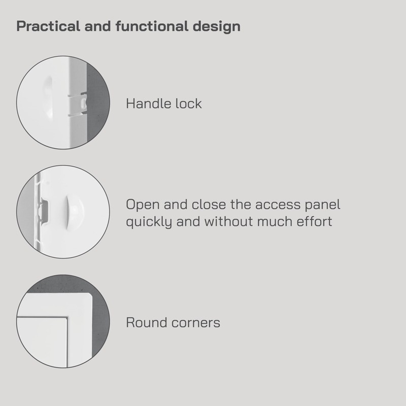 Vent Systems 6" x 12" Inch Metal Access Panel -