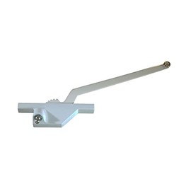 WRS Truth Left Hand 9-1/2" Single Arm Operator, Rear Mount - White