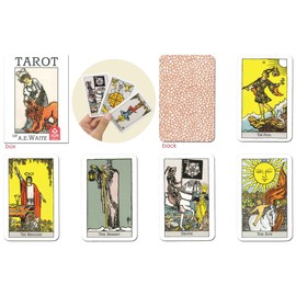 Tarot Cards, Divination, 78 Cards, Rider Pocket, Arthur, Edward Edition, Premium, Japanese Instruction Manual (English Language Not Guaranteed)