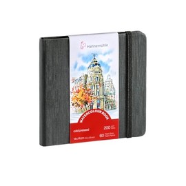 Cuaderno de acuarela, Watercolour Book 200 g/m², textura fina, 14x14cm, 30 fls.