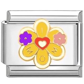 Quiges 9 mm Italian Style Module for Italian Charm Bracelets