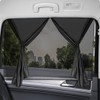 2Pcs Car Window Cover, Magnetic 2-Layers Sun Shade Side Windows