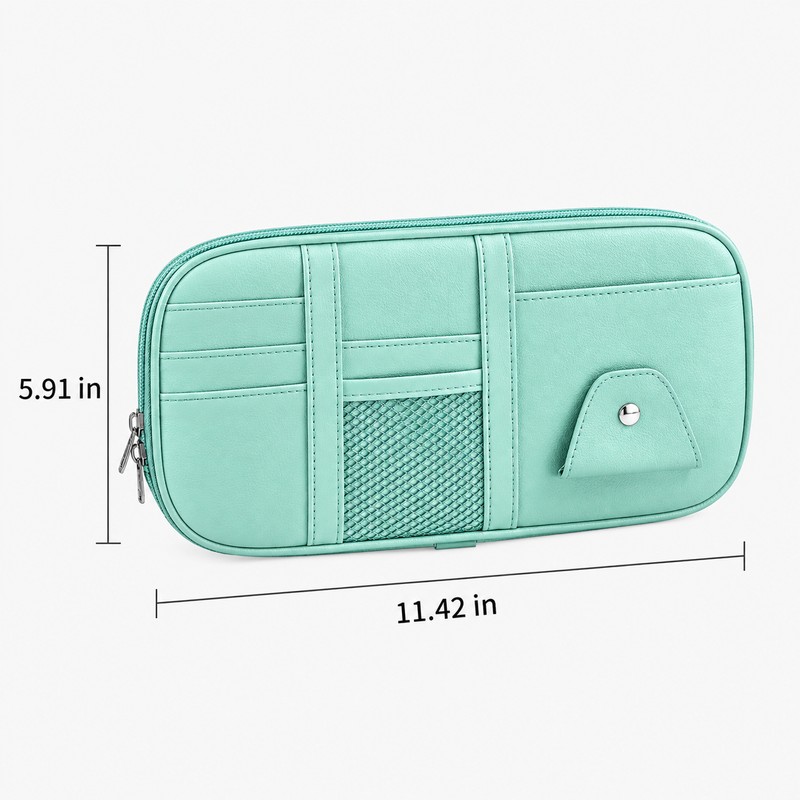 Car Sun Visor Organizer – Multi-Pocket Storage Holder for Bills,