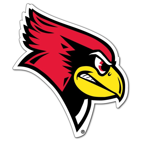 VictoryStore Magnets - Illinois State University Redbirds Shaped Magnet, Size 10 inches x 12 inches