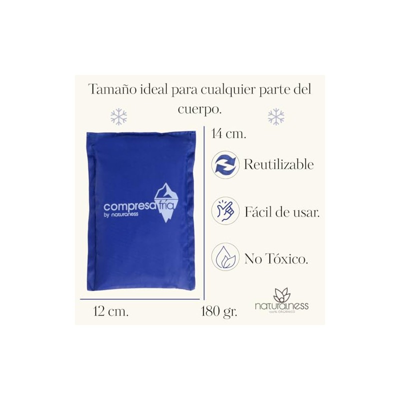 COMPRESAS DE GEL FRÍO (2 PIEZAS)