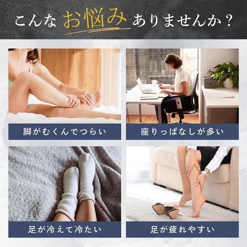 ARISAYA Cotton Blend Compression Socks, Black