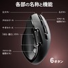 erekomu Wireless Mouse Dual Series 6 Button Hardware Macro With