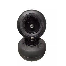 Husqvarna Set of (2) Carlisle 13X6.50-6 Husqvarna 4 Ply Zero Turn Black Wheels & Tires 5/8
