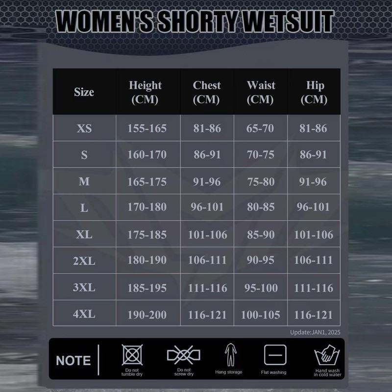 Wetsuit 2mm Women Zip Front Neoprene Short Sleeve Wetsuits,for Surfing