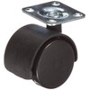 Merriway® BH01564 (4 Pcs) Twin Plate Fix Nylon Wheel Castors