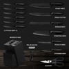 Knife Set, 16 Pieces Kitchen Knife Set with Block and