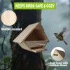 Weatherproof Cedar Dove Nesting Box - Outdoor Handmade Bird House