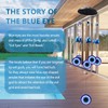 YEBON Turkish Blue Evil Eye Amulet Wind Chimes for Home