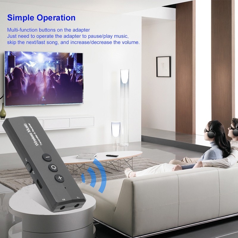 ZF-360A 3 In 1 ABS Bluetooth 5.0 Transmitter Receiver 300mAh