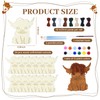 NeusWonder 24 Pcs Wooden Highland Cow Craft Kit, Highland Cow