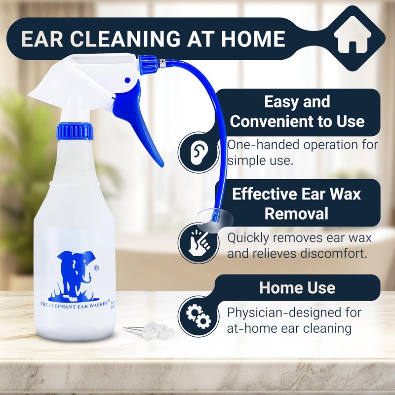 Elephant Ear Washer Bottle System by Doctor Easy