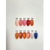 Syrup Gel One Color Handmade Nail Tips 1+1 - Short