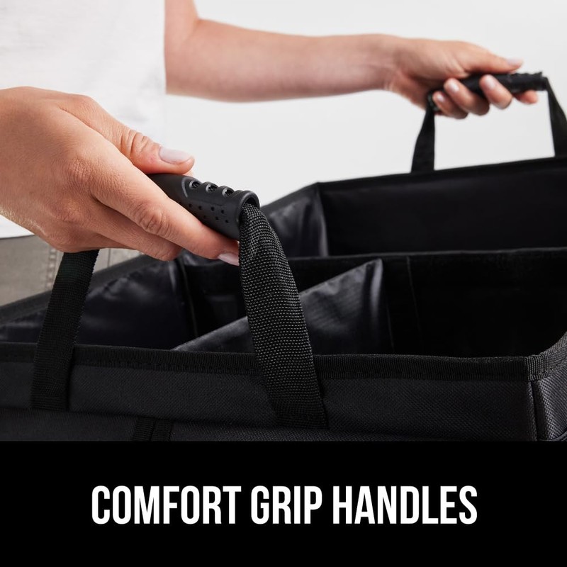 GORILLA GRIP Large Capacity Sturdy Trunk Storage Organizer, Slip and