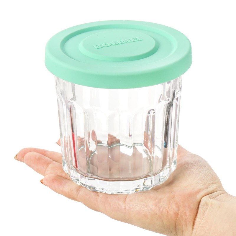 Coloch 4 Pack 13Oz Working Glass Jar with Leakage Proof
