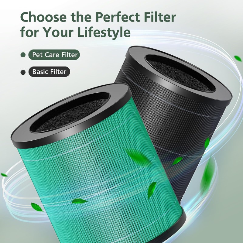 4 Pack MR2566 Filter Compatible with MORENTO MR2566 Air Purifi-er,