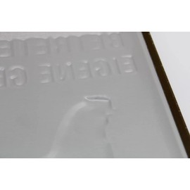 Blechwarenfabrik Braunschweig PC300/424 Cult Sign "Betreten auf eigene Gefahr!" Hier wache Ich! [German Language] Made of Sheet Metal, Multi-Colour, 20 cm x 30 cm