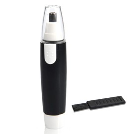 Cortapelos Nariz y Oreja, Sendowtek Maquina para Nariz, Nose Trimmer Recortadora de Vello Nasal, Depiladora Electrica Facial con Alta Velocidad y Hojas de Acero Inoxidable de Diseño Lavable Cabeza Desmontable