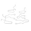 Retaining Clip for Headlights, 6 Pieces Headlight Dip Low Beam